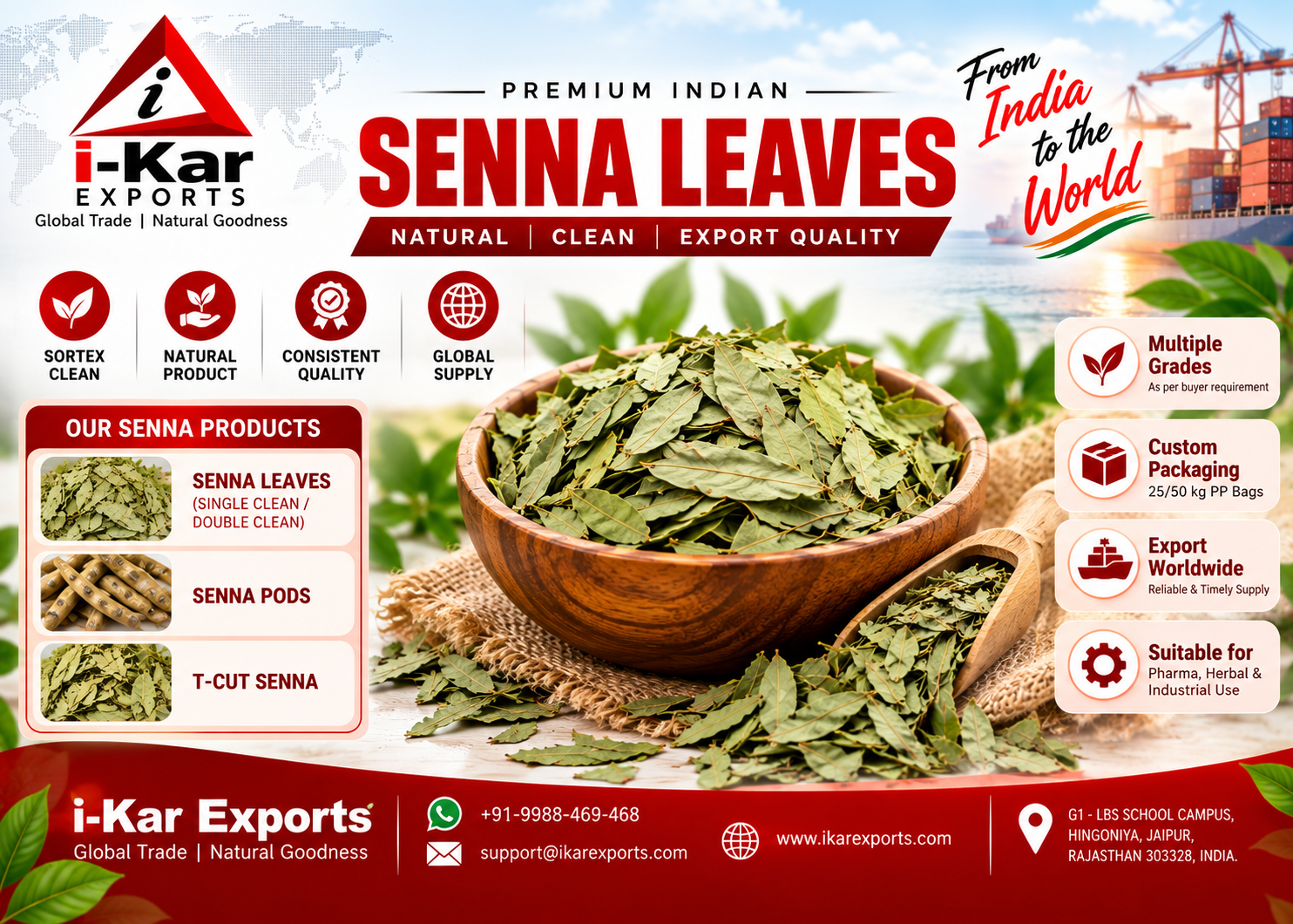 i kar exports seena leaves